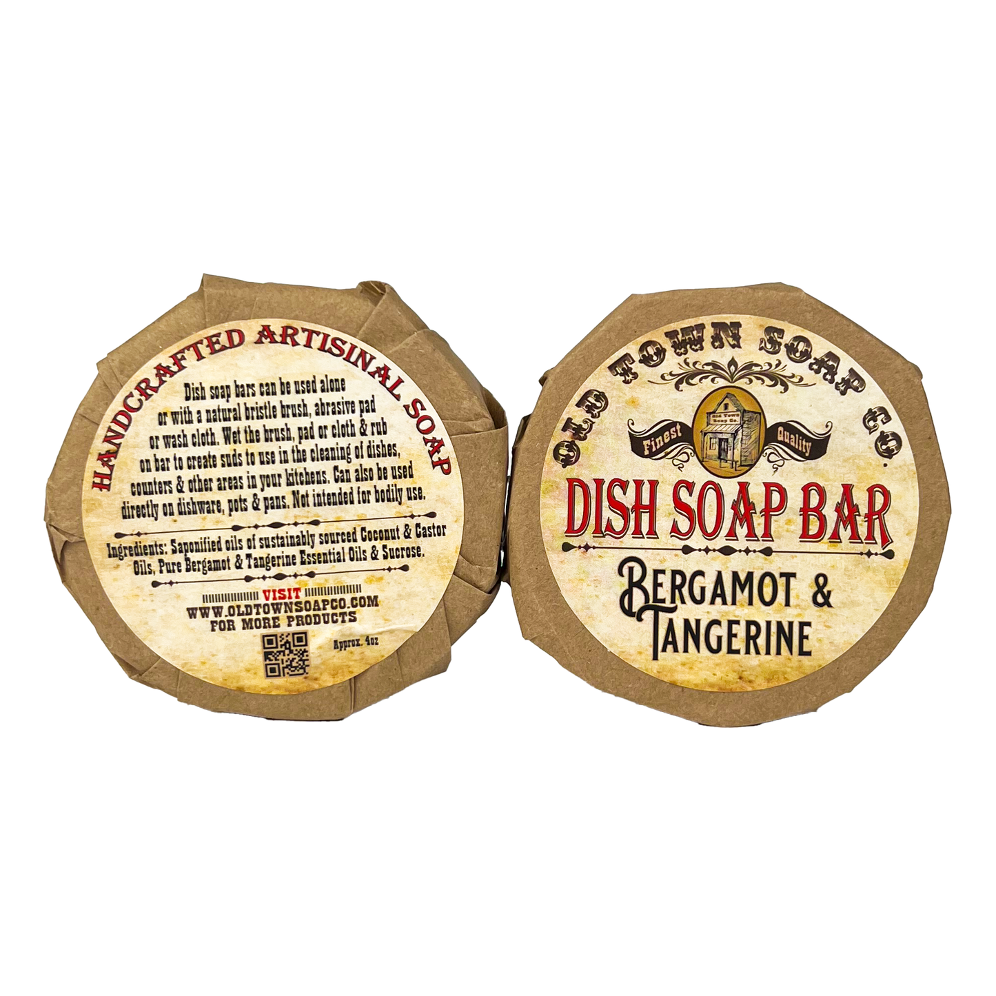 Dish Soap Bar -Avail in 4 Scents -For Sparkling Clean Dishes: Clean Lemon