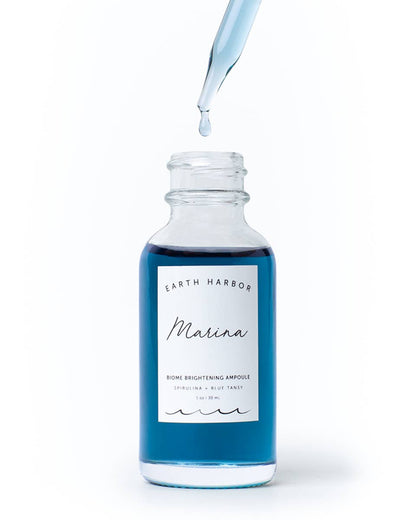 MARINA Brightening Elixir: Blue Tansy + Squalane + Spirulina: 1 oz