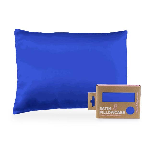Satin Pillowcase Queen/STD: Black