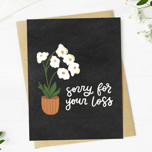 Sorry for your loss Sympathy Card