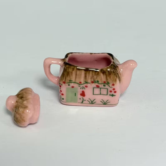 Handpainted Ceramic Mini Teapot