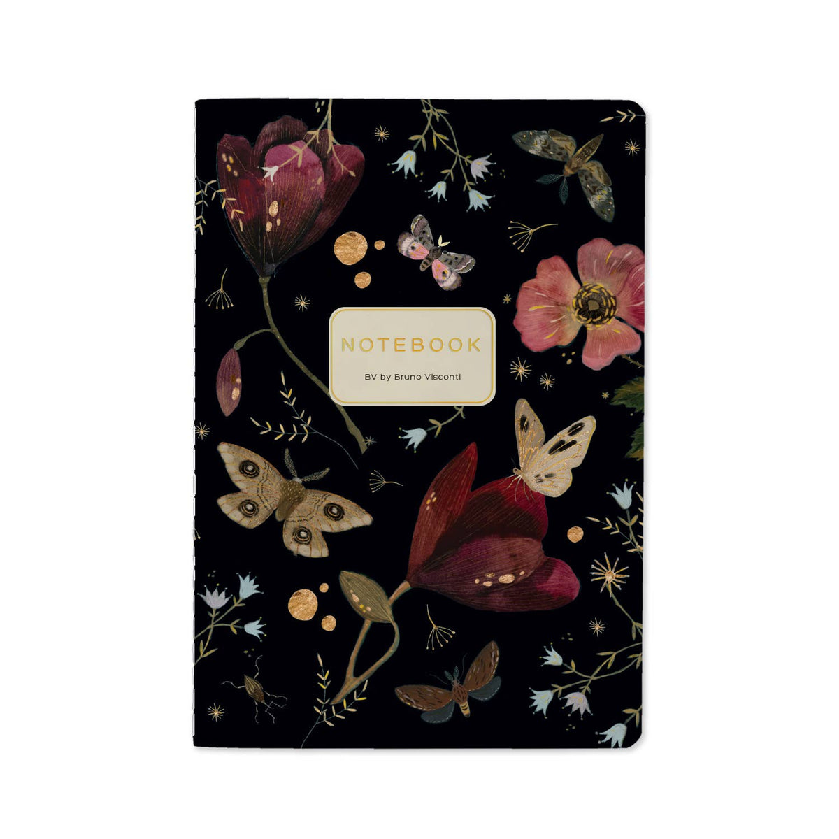Butterflies and Night Flowers Notebook