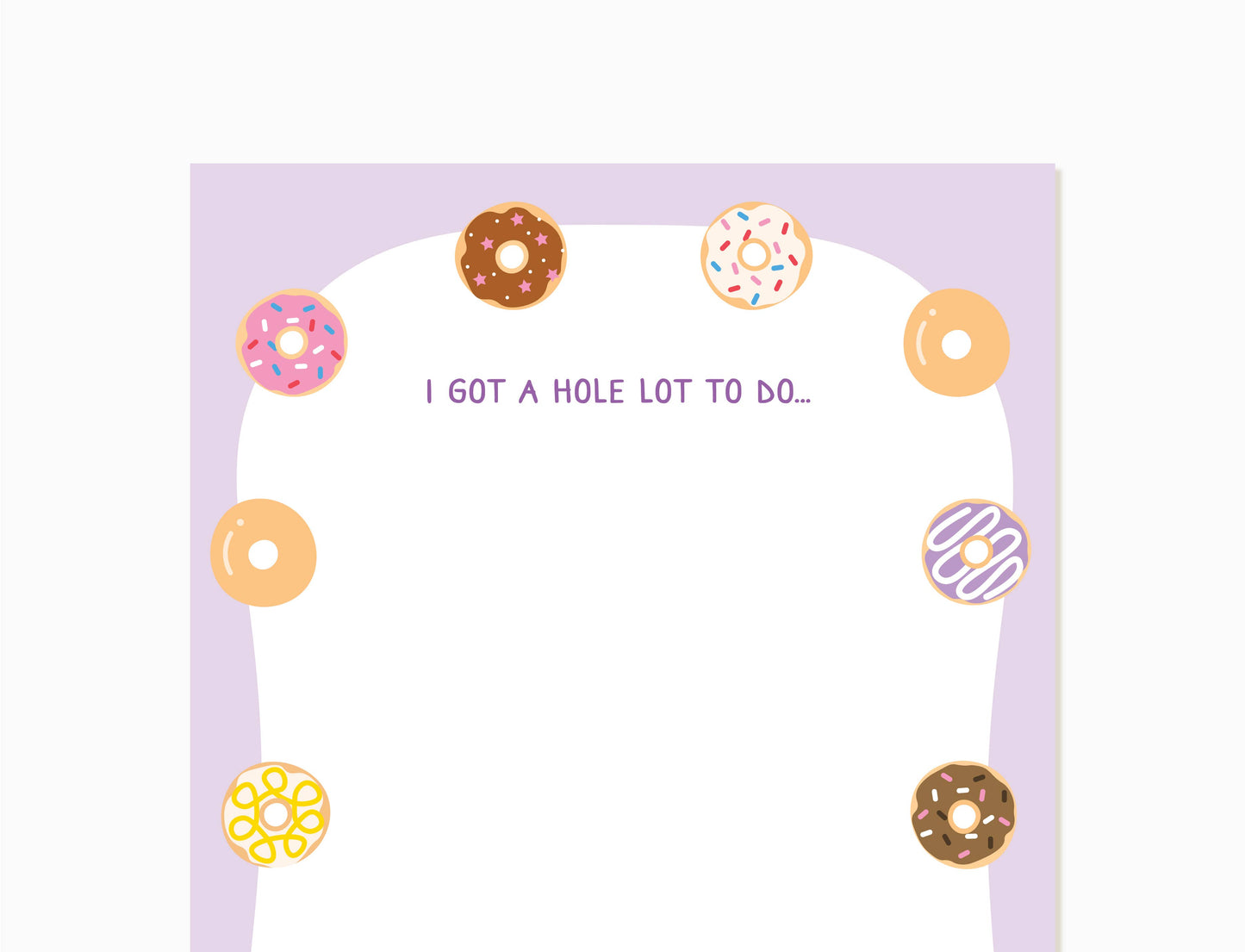 Donut Notepad