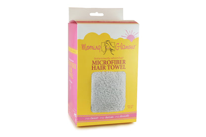 The Patented Microfiber Salon Hair Towel: Silver