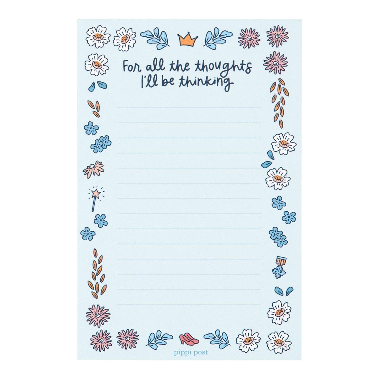 Thoughts I'll Be Thinking Wizard of Oz 4x6 Notepad