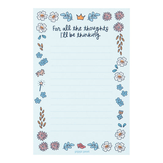 Thoughts I'll Be Thinking Wizard of Oz 4x6 Notepad
