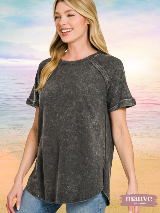 Comfort Tee - Ash Black