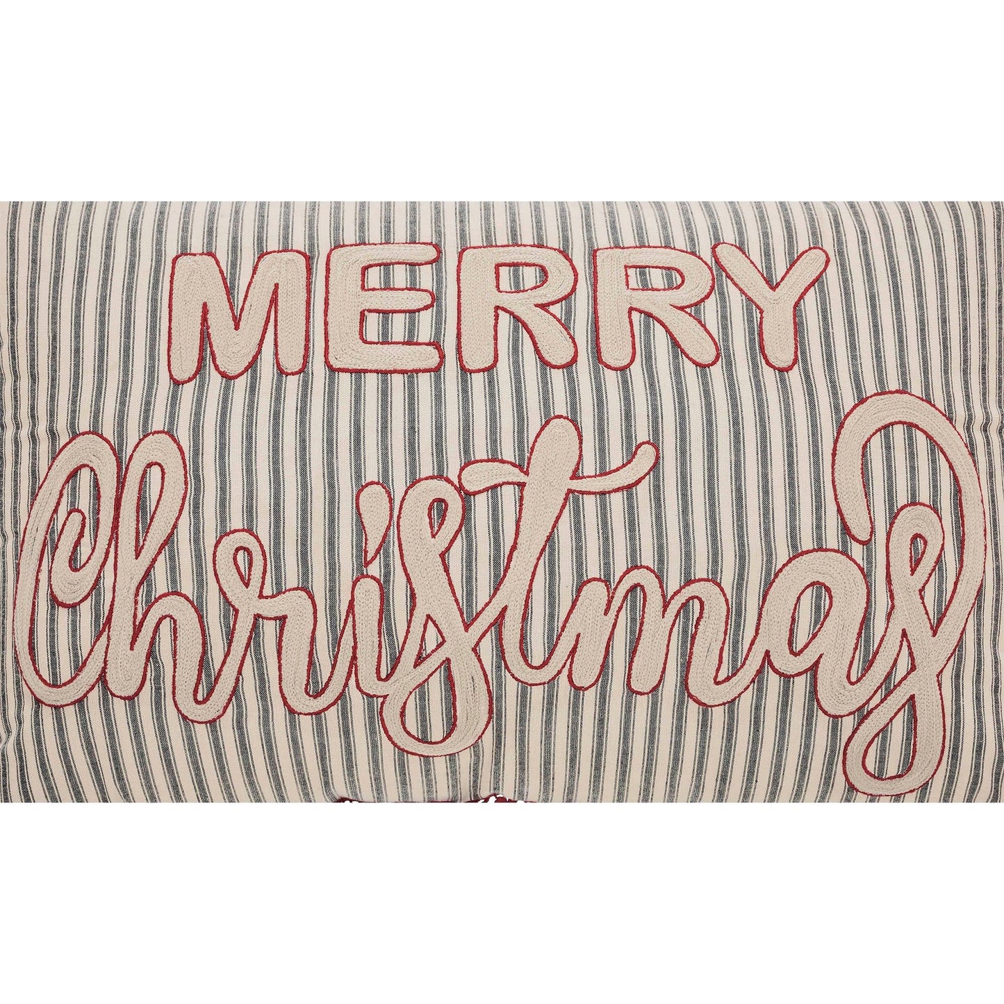 Sawyer Mill Charcoal Merry Christmas Pillow