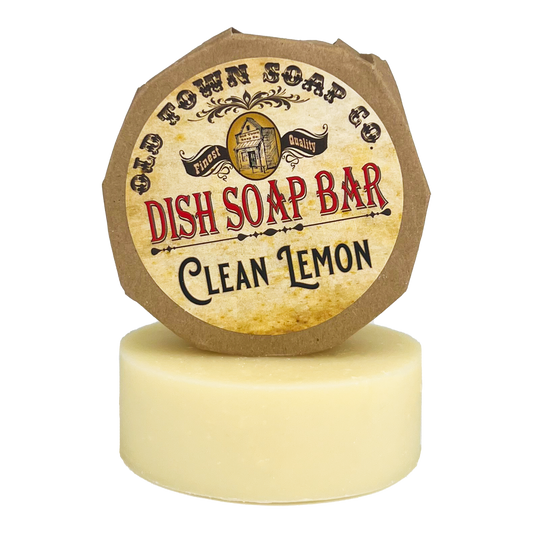 Dish Soap Bar -Avail in 4 Scents -For Sparkling Clean Dishes: Clean Lemon