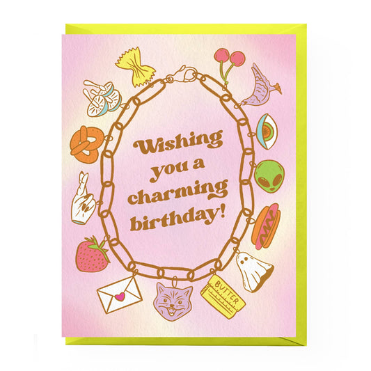 Charm Bracelet Birthday Card