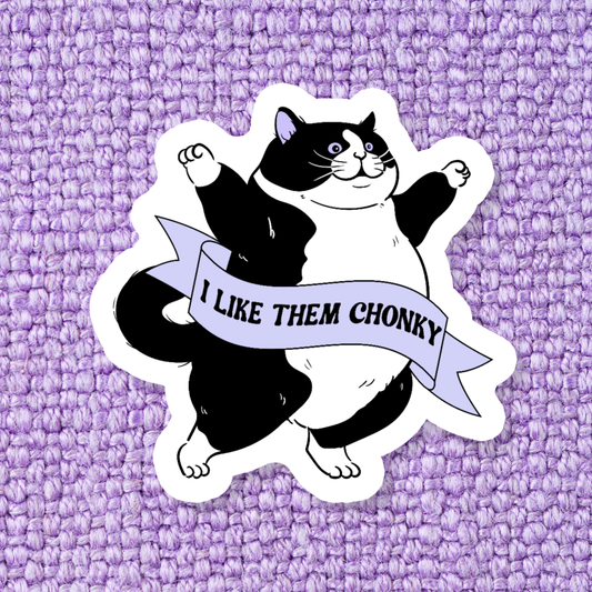 Chonky Cat Sticker