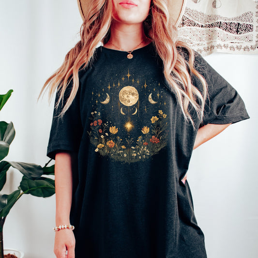 Moon Night Sky Tee & Sweatshirt