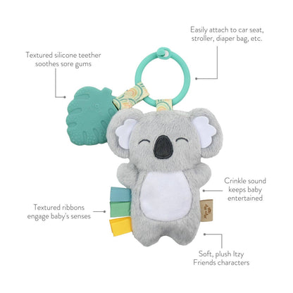 Itzy Pal™ Plush + Teether: Avocado