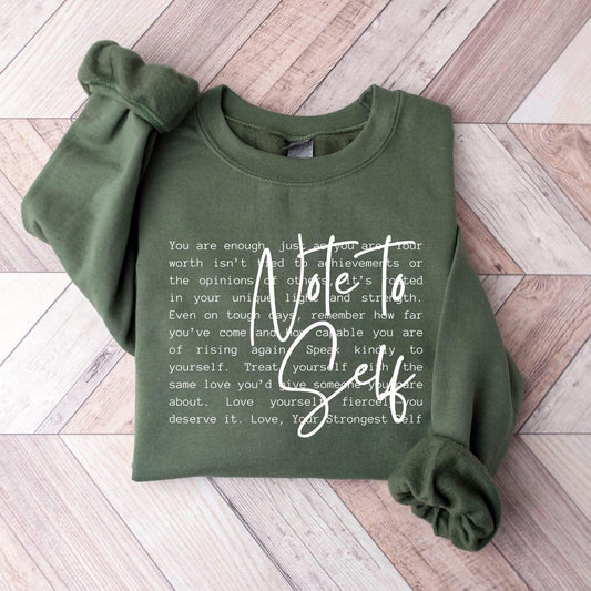 Note to Self Sweatshirt