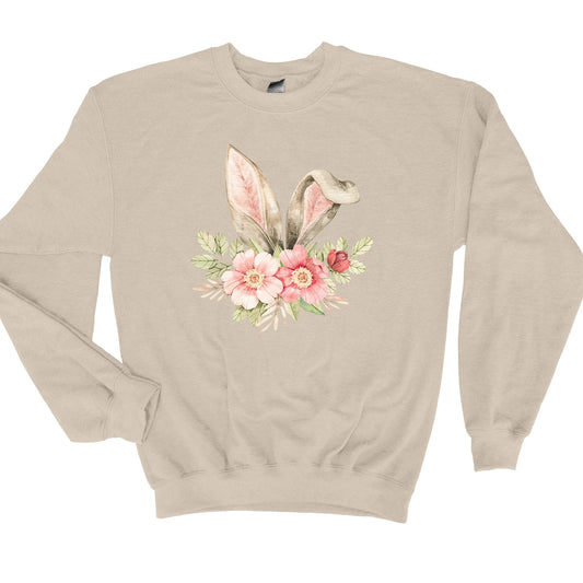 Floral Bunny Ears Tee or Sweatshirt