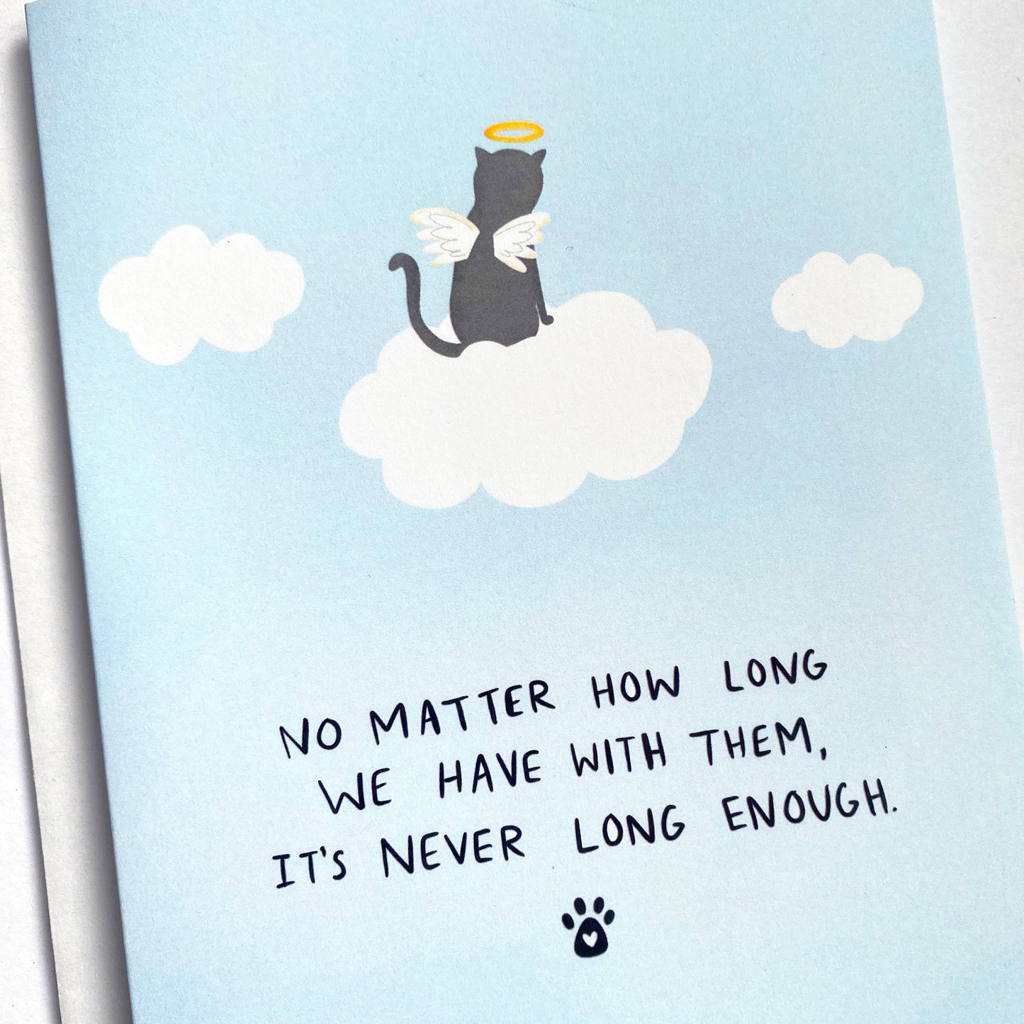 Loss of Cat Sympathy Card