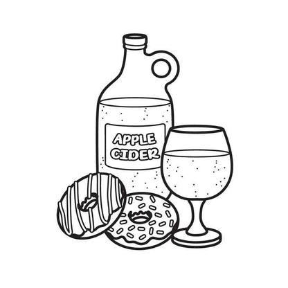 Fall Harvest Mini Coloring Book