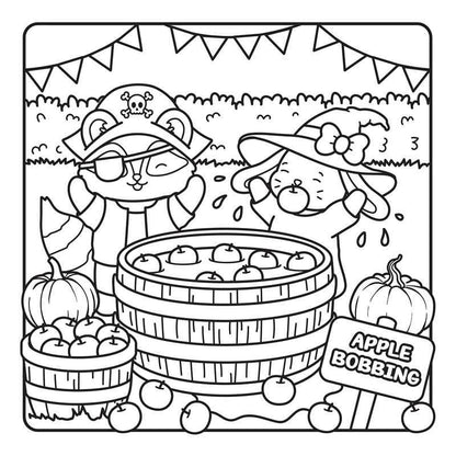 Not-So-Spooky Halloween Coloring Book