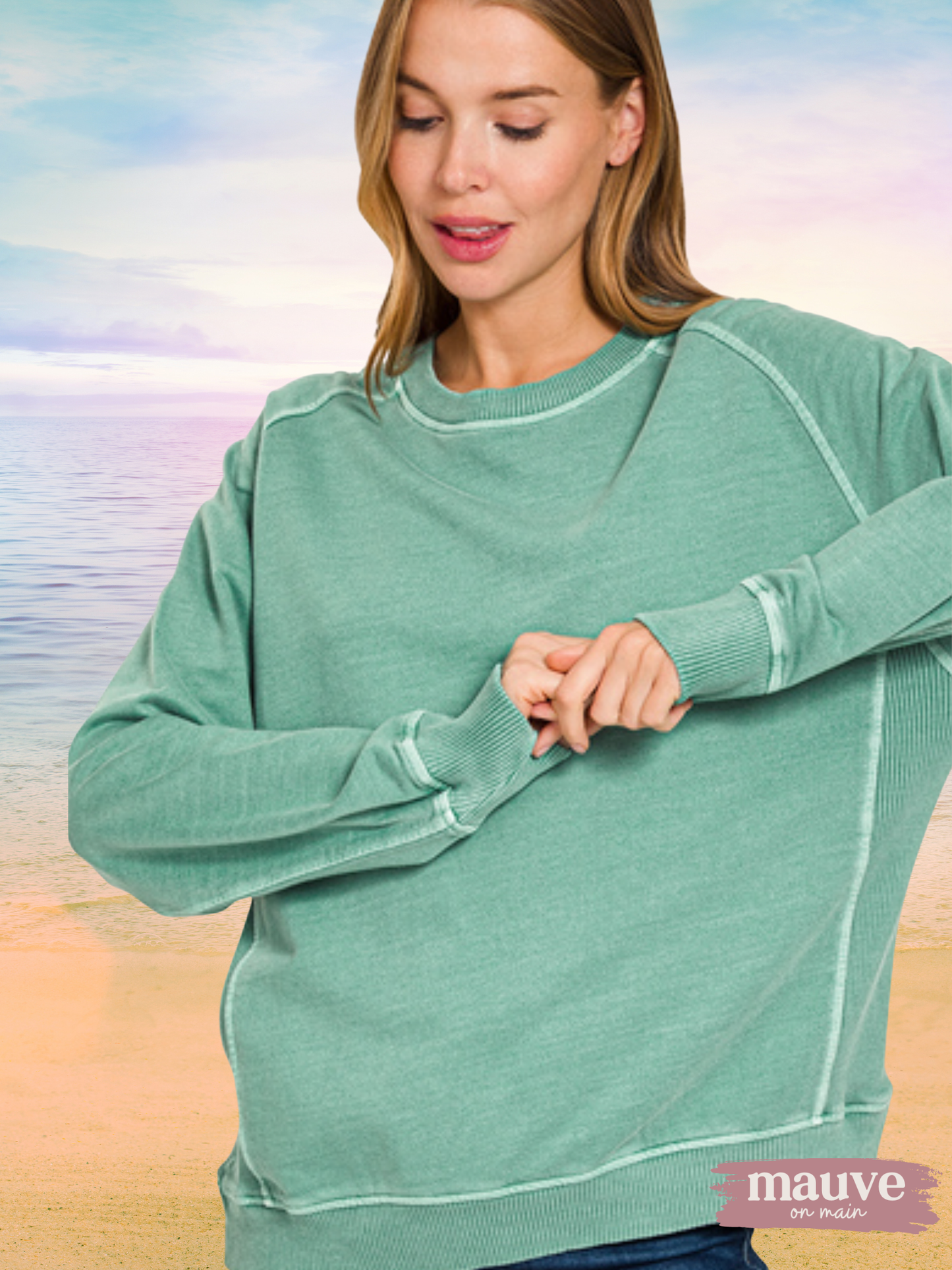 Comfort Sweatshirt - Dusky Teal