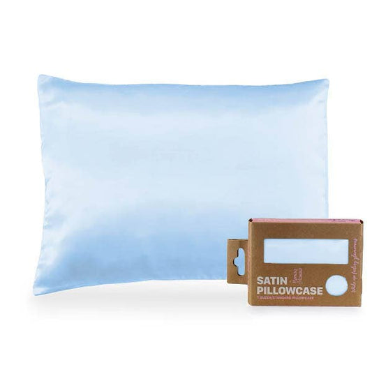 Satin Pillowcase Queen/STD: Black
