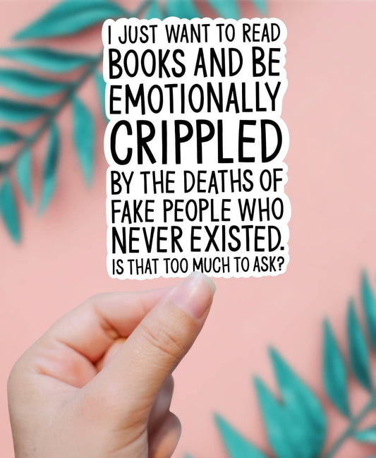 Emotionally Crippling Fictional Death Sticker