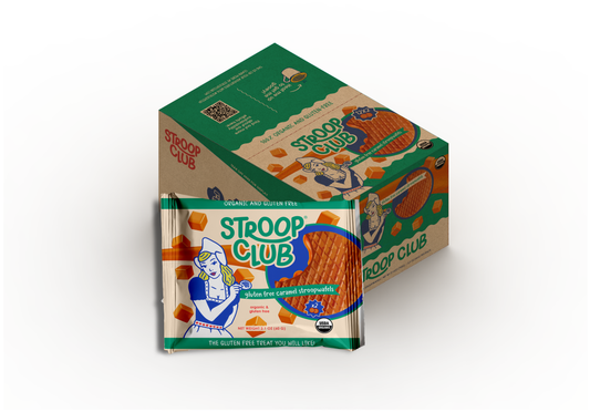 Gluten Free Caramel Organic Stroopwafel 2-pack