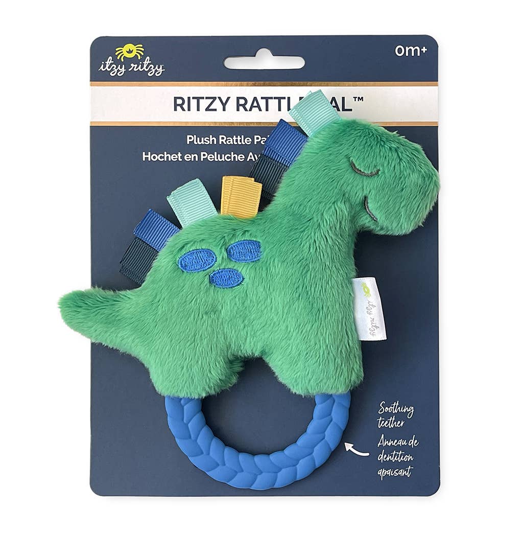 Ritzy Rattle Pal™ Rattle Pal with Teether: Dino