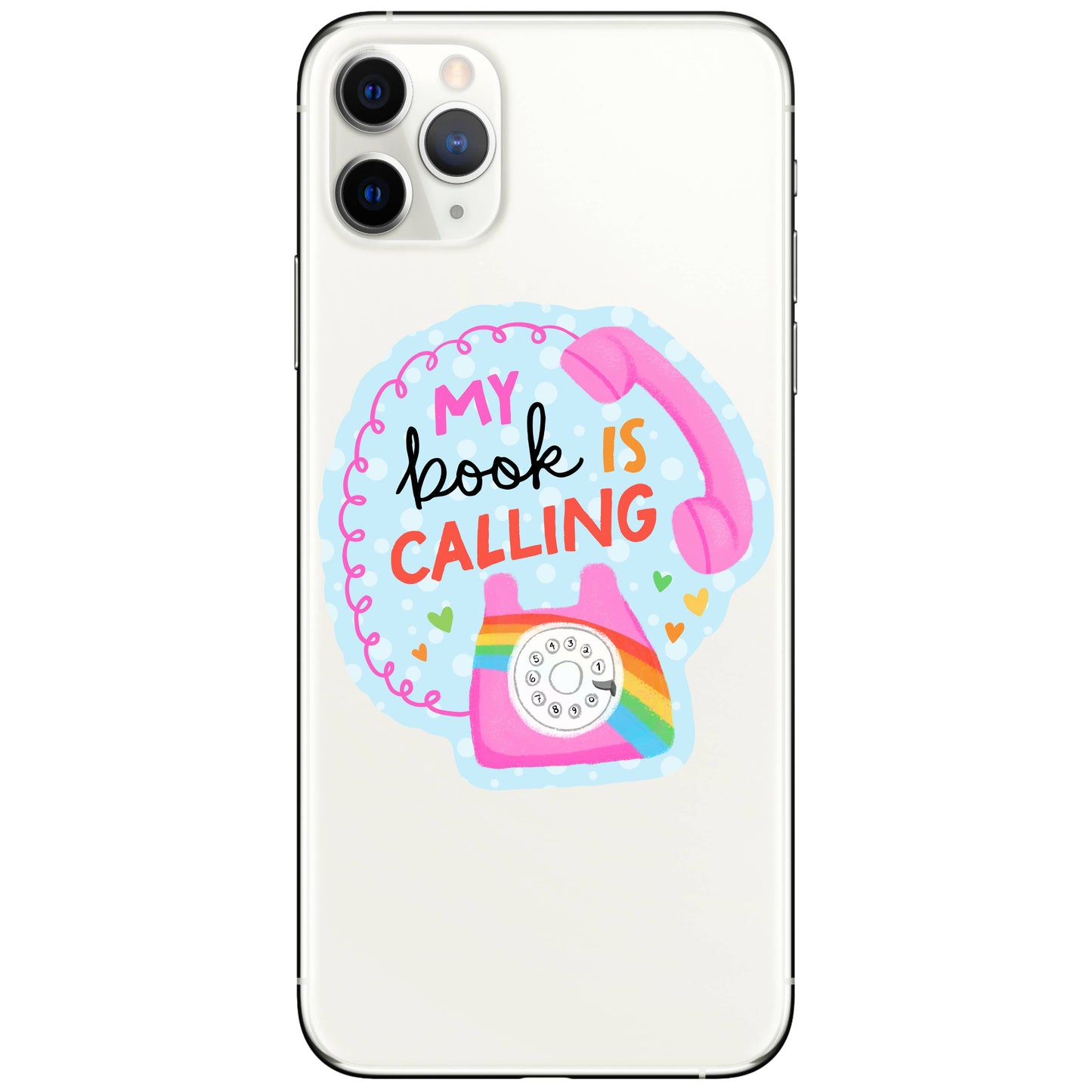 Book Calling Sticker