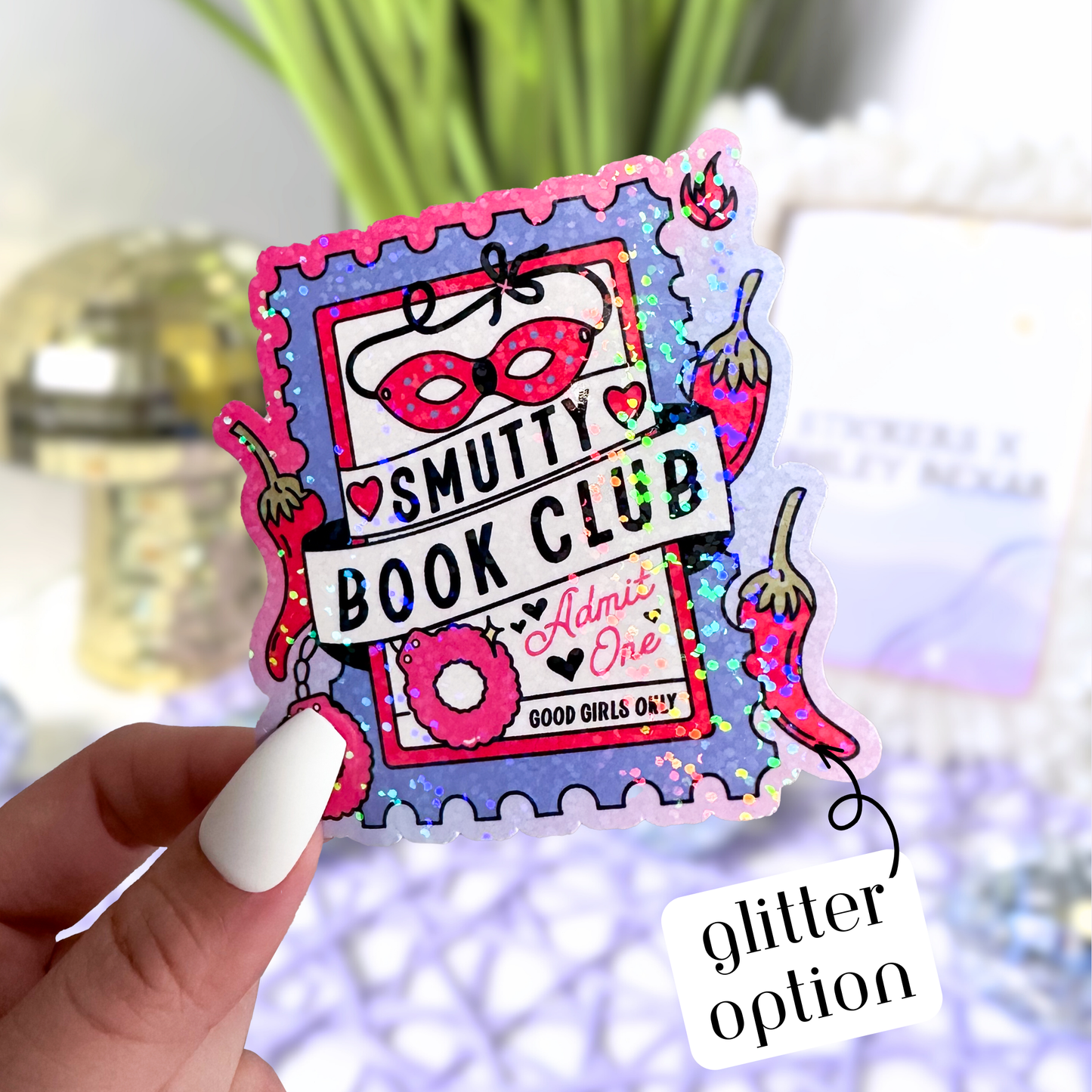 Instant Bookish Fix Vinyl Sticker