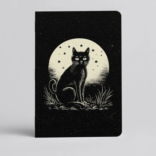 Moonlit Cat Notebook/Journal