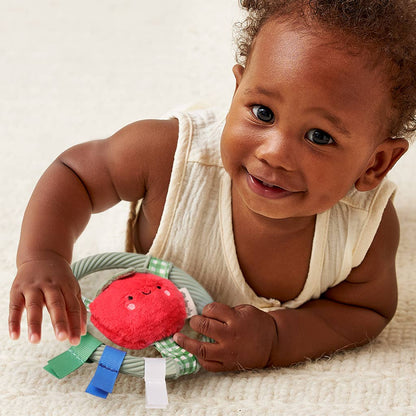 Itzy Ring Pal™ - Teething Ring Taupe Bear