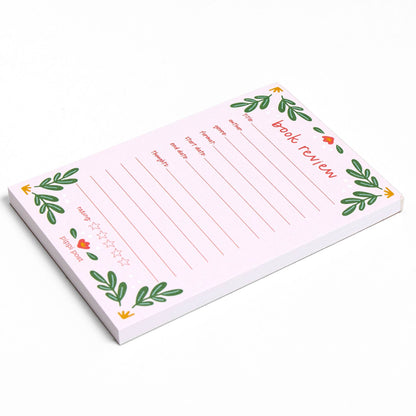 Book Review 4x6 Notepad