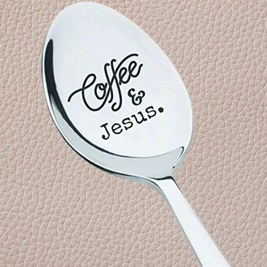 Coffee and Jesus Spoon