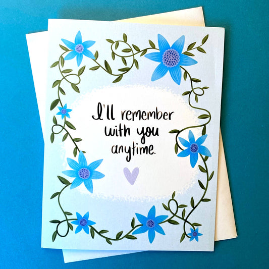 Remember With You Sympathy Card