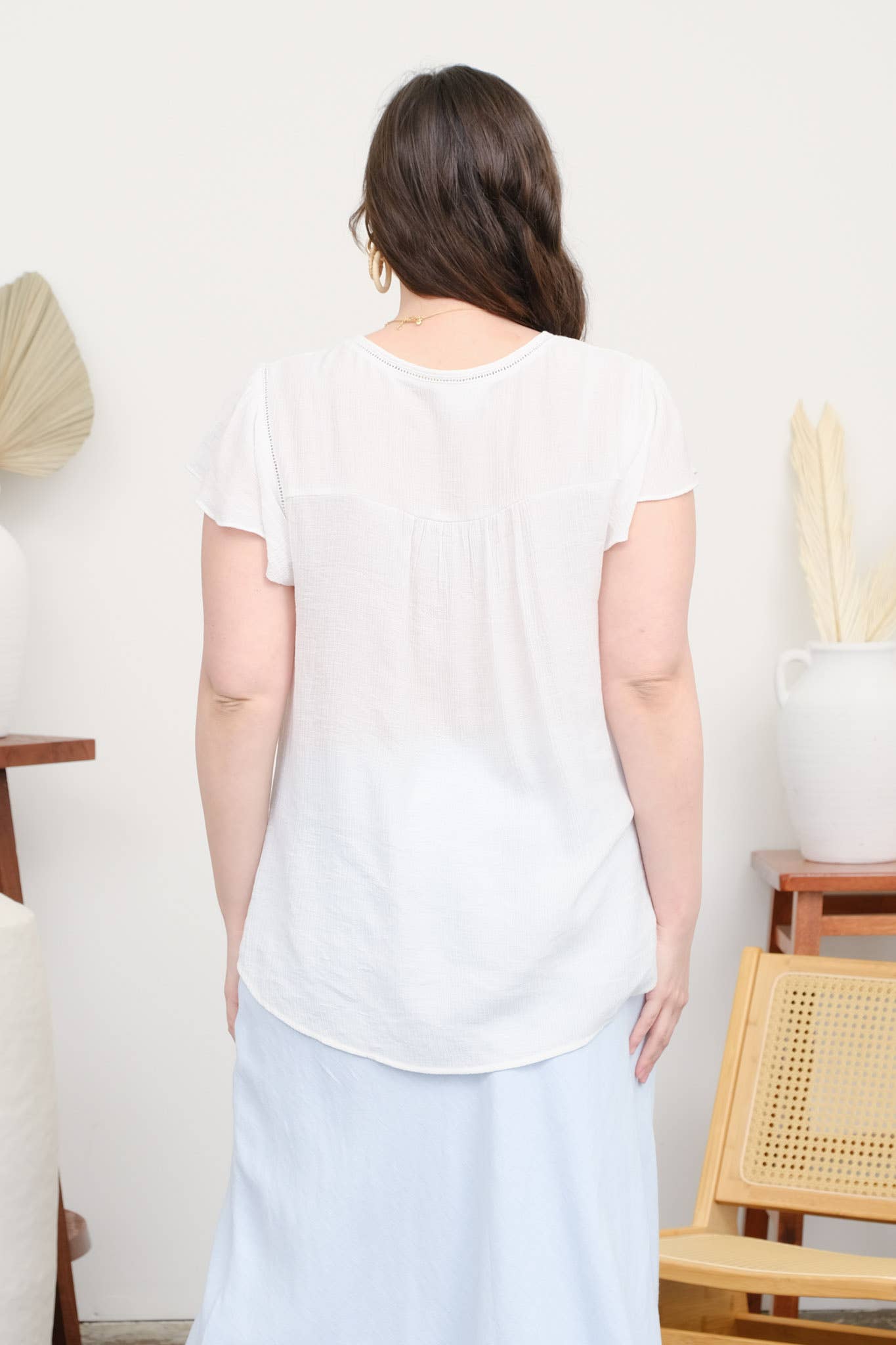 Lottie Ruffle Sleeve Blouse