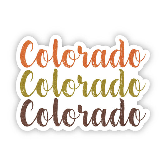 Colorado Text Sticker