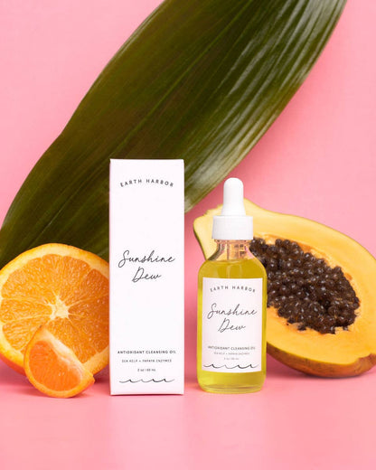 SUNSHINE DEW Cleansing Oil: Papaya Antioxidants + Enzymes