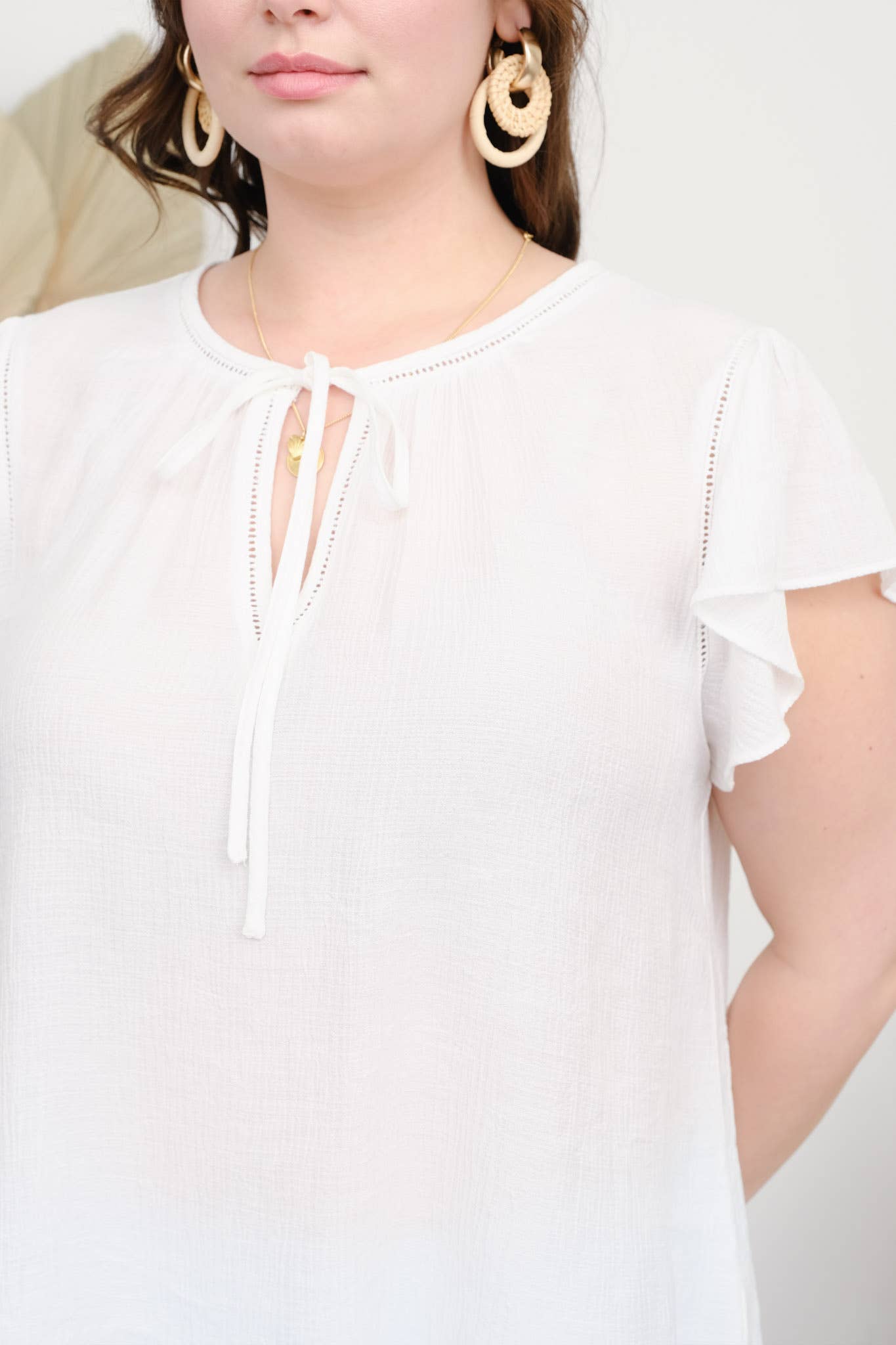 Lottie Ruffle Sleeve Blouse