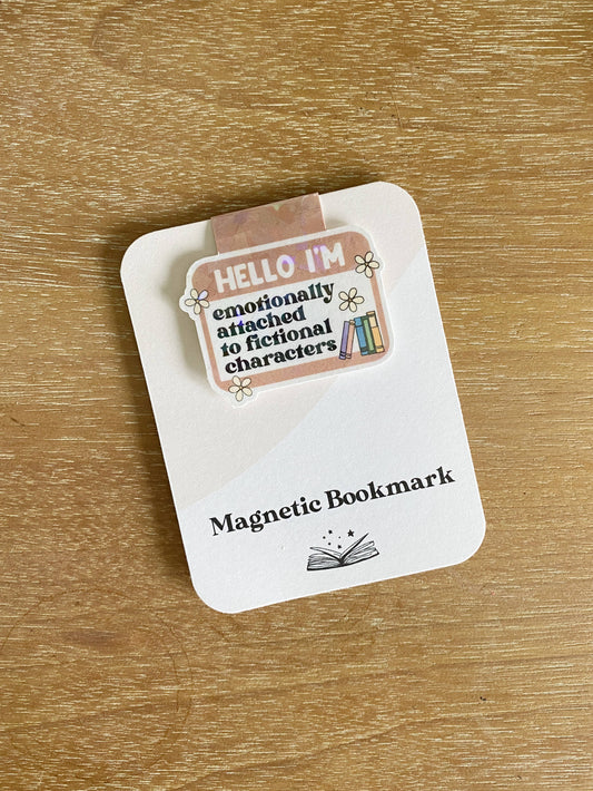 Emotionally Attached | Magnetic Bookmark
