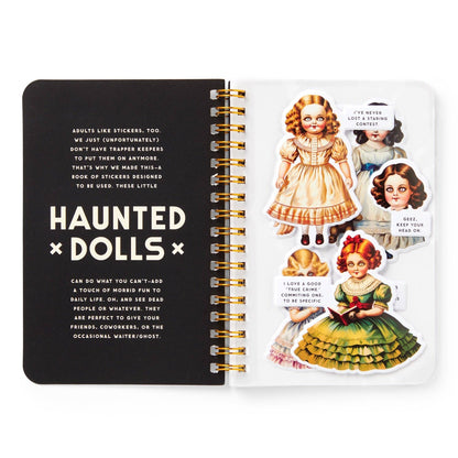 Brass Monkey Haunted Dolls Sticker Book