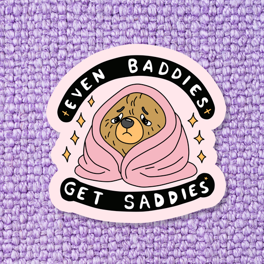 Bear Sad Mental Health Sticker