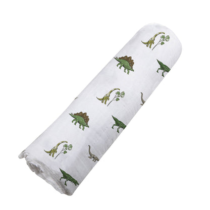 Dino Days Cotton Muslin Swaddle