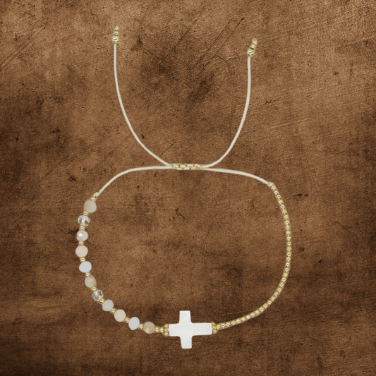 Adjustable Cross Bracelet