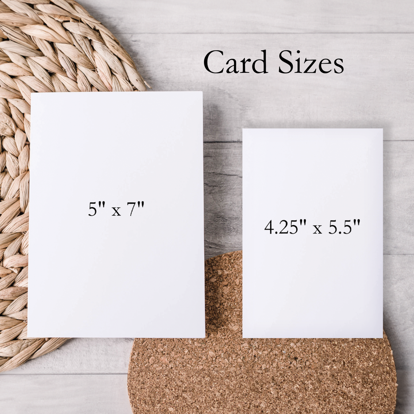 Mom Card: 4.25" x 5.5"