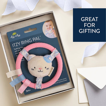 Itzy Ring Pal™ - Teething Ring Taupe Bear