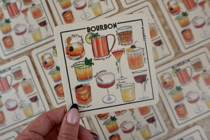 Classic Cocktail Variety Coaster Set of 4