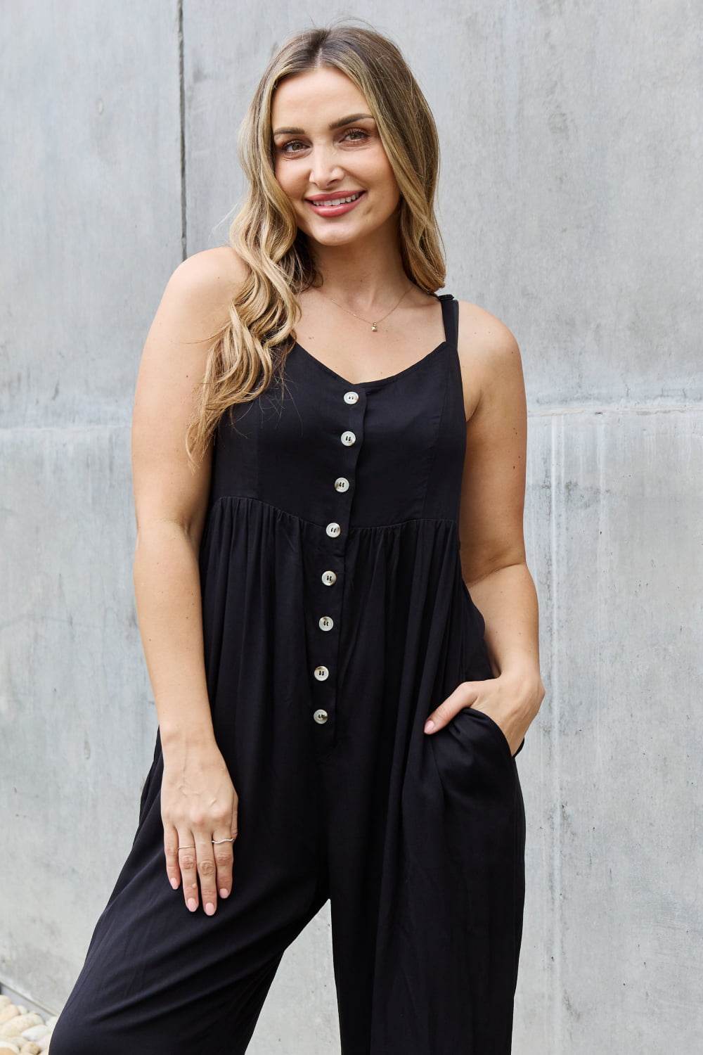 All Day Jumpsuit in Black