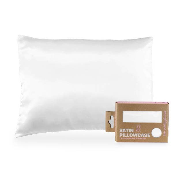 Satin Pillowcase Queen/STD: Black