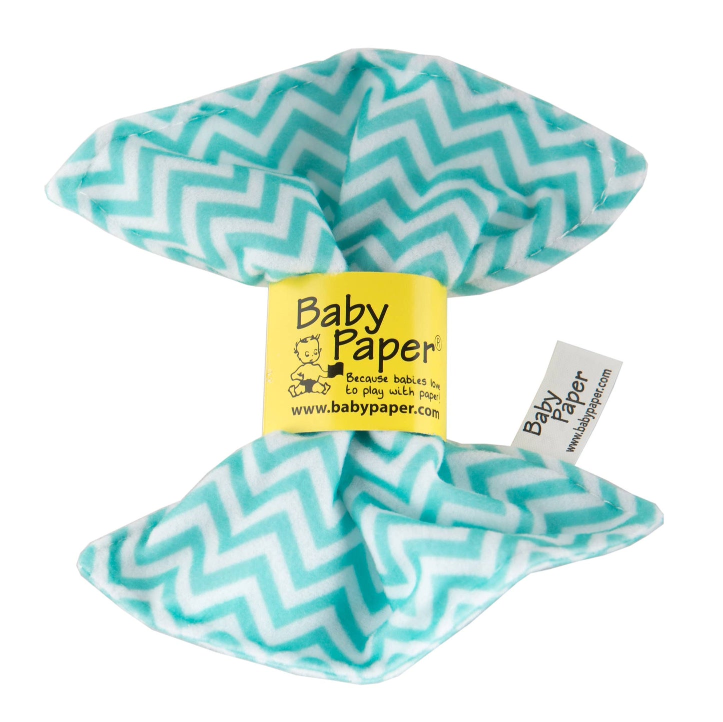 Turquoise Zig Zag Baby Paper