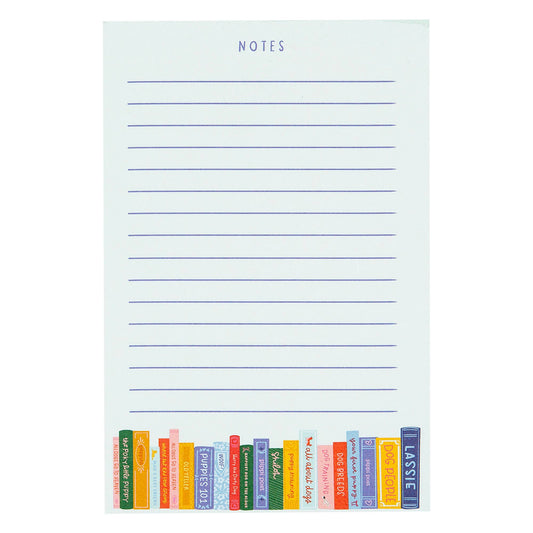 Dog Books 4x6 Notepad